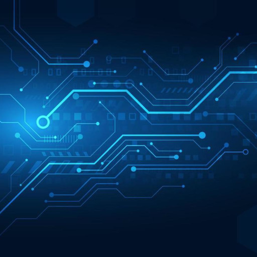 technology-background-concept-circuit-board-electronic-system-futuristic-hi-tech-light-on-dark-blue-free-vector
